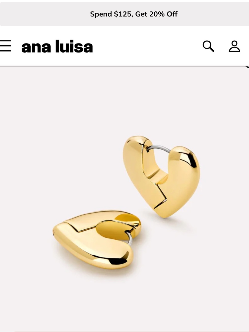 Ana Luisa heart earrings